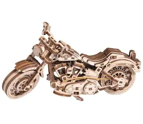 Wooden City 3D Puzzle Motorka Cruiser V-Twin / 168 dílů / od 14 let