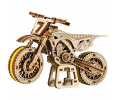 Wooden City 3D Puzzle Motorka MotoCross / 88 dílů / od 14 let
