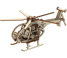 Wooden City 3D Puzzle Helikoptéra / 194 dílů / od 14 let
