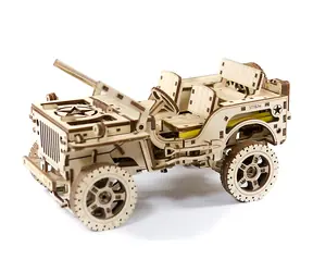 Wooden City 3D Puzzle Jeep 4x4 / 571 dílů / od 14 let