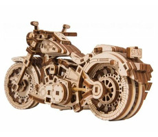 Wooden City 3D Puzzle motorka Chopper / 22 dílů / od 14 let