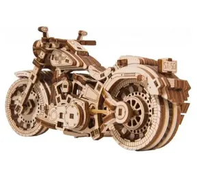 Wooden City 3D Puzzle motorka Chopper / 22 dílů / od 14 let