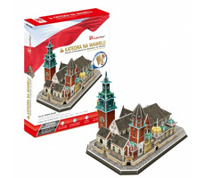 CubicFun 3D Puzzle Katedrála na Wawelu / 101 dílů / 41 x 27 x 23 cm