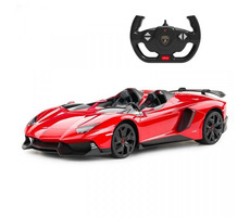 Rastar Lamborghini Aventador J / RC Auto / 27 & 40MHz / 1:12 / věk: 6+ / dálkové ovládání