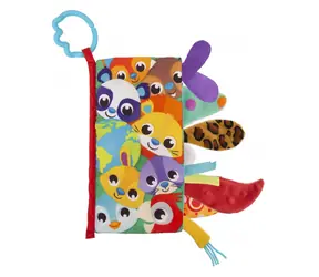 Playgro - Textilní knížka se zvířecími ocásky / od 3 měsíců