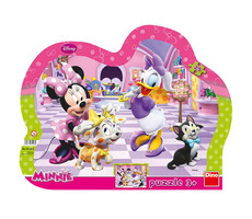 DINO MINNIE & MAZLÍČCI - kontura Puzzle / 25 dílků / od 3 let