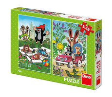 DINO Krtek se raduje / 2x 48 dílků / od 4 let