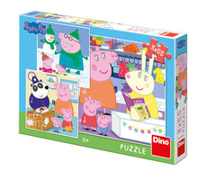 DINO Peppa Pig: Veselé odpoledne / 3x 55 dílků / od 5 let