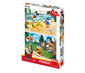 DINO Mickey sportuje / 2x 77 dílků / od 5 let