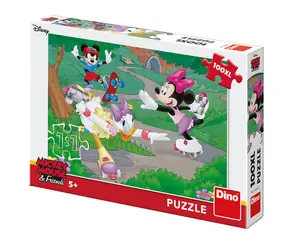 DINO Minnie sportuje / 100 dílků / XL / od 5 let