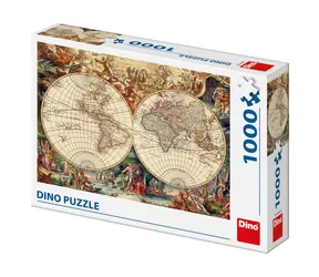 DINO Historická mapa / 1000 dílků / od 15 let