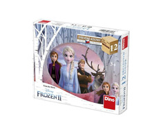 DINO Frozen II / Kubus dřevěné kostky / 12 dílků / od 3 let