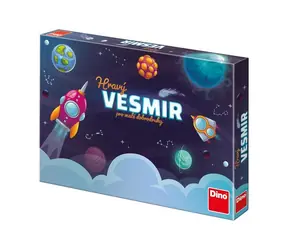 DINO Hravý vesmír - Dětská hra / Délka hry: 20 min. / Počet hráčů: 2-4 / od 6 let
