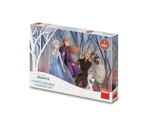 DINO Frozen: Člověče nezlob se a magický les - Dětská hra / Délka hry: 30 min. / Počet hráčů: 2-4 / od 5 let