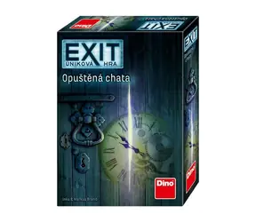 DINO Exit úniková hra: Opuštěná chata - Párty hra / Délka hry: 90 minut / Počet hráčů: 1-6 / od 12 let