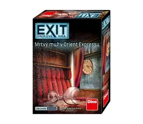 DINO Exit úniková hra: Mrtvý muž v Orient Expresu - Párty hra / Délka hry: 90 minut / Počet hráčů: 1-4 / od 12 let