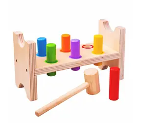 Bigjigs Baby Dřevěná zatloukačka / od 12 měsíců
