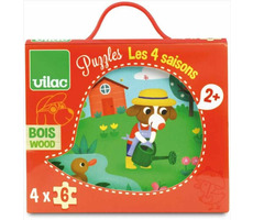 Vilac Dřevěné puzzle 4 období / od 2 let