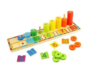 Bigjigs Toys Deska nasazování s čísly / od 2 let