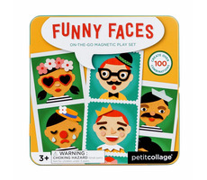 Petitcollage Magnetické puzzle Veselé tváře / od 3 let