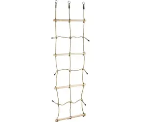 2Kids Toys Šplhací síť s dřevěnými příčkami / od 3 let