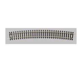 Piko 55219 Kolej oblouková R9 15° / Měřítko: H0 (1:87) / Rádius:(R9) 908 mm / Úhel: 15° / od 14 let 