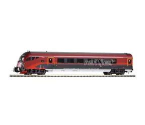 Piko 57672 Řídící vagon Afmpz 1. tř. Railjet ÖBB VI / Měřítko: H0 (1:87) / Délka: 268 mm / Rádius: 358 mm / od 14 let 