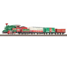 Piko 57081 Startovací sada Vánoční vlak s parní lokomotivou s tendrem / Měřítko:H0(1:87) 