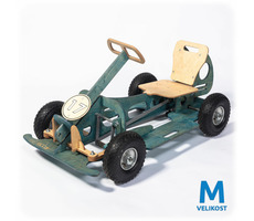 GOCar šlapací auto střední - modrá / Velikost M / Nosnost 50 Kg / od 6 let