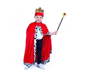 RAPPA Dětský kostým královský plášť / 3-10 let (104-110 cm)