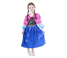 RAPPA Dětský kostým Princezna zimní království (M) / 6-8 let (116-128 cm)