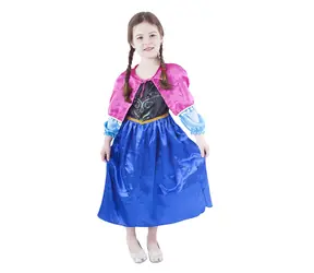 RAPPA Dětský kostým Princezna zimní království (M) / 6-8 let (116-128 cm)