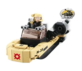 Sluban Army 8into1 M38-B0587H Útočný člun / LEGO - kompatibilní / Počet figurek|dílků: 1|73 / od 6 let