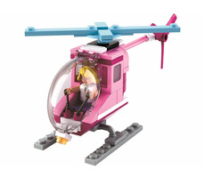 Sluban Girls Dream Holidays M38-B0600D Plážový vrtulník / LEGO - kompatibilní / Počet figurek|dílků: 1|78 / od 6 let