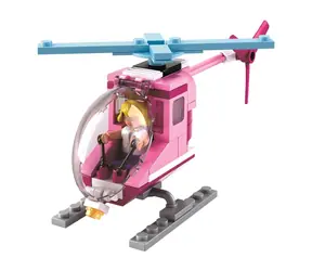 Sluban Girls Dream Holidays M38-B0600D Plážový vrtulník / LEGO - kompatibilní / Počet figurek|dílků: 1|78 / od 6 let