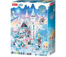 Sluban Girls Dream M38-B0789 Ledový hrad pro zimní víly / LEGO - kompatibilní / Počet figurek|dílků: 9|1324 / od 6 let