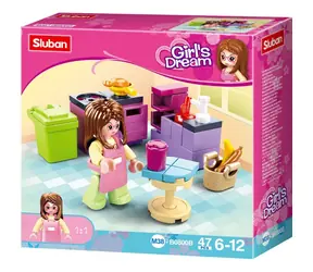 Sluban Girls Dream M38-B0800B Kuchyň / LEGO - kompatibilní / Počet figurek|dílků: 1|47 / od 6 let