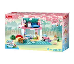 Sluban Girls Dream M38-B0821 Sousedovic dům / LEGO - kompatibilní / Počet figurek|dílků: 2|244 / od 6 let