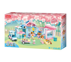 Sluban Girls Dream M38-B0822 Náš nový dům / LEGO - kompatibilní / Počet figurek|dílků: 4|410 / od 6 let