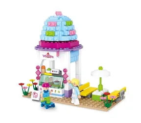 Sluban Girls Dream Town M38-B0525 Zmrzlinový krámek / LEGO - kompatibilní / Počet figurek|dílků: 2|205 / od 6 let