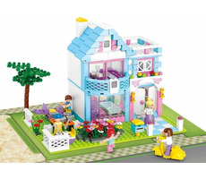 Sluban Girls Dream Town M38-B0535 Rodinný dům / LEGO - kompatibilní / Počet figurek|dílků: 5|539 / od 6 let