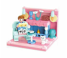 Sluban Handcraft M38-B0757B Obývák / LEGO - kompatibilní / Počet figurek|dílků: 1|114 / od 6 let