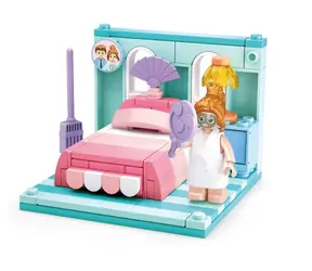 Sluban Handcraft M38-B0757F Ložnice / LEGO - kompatibilní / Počet figurek|dílků: 1|109 / od 6 let