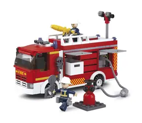 Sluban Hasiči M38-B0626 Požární vůz s čerpadlem / LEGO - kompatibilní / Počet figurek|dílků: 2|345 / od 6 let