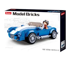 Sluban Modely M38-B0706A Sportovní kabriolet / LEGO - kompatibilní / Počet figurek|dílků: 1|169 / od 6 let