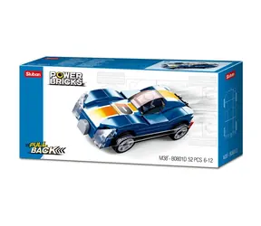 Sluban Power Bricks M38-B0801D Natahovací auto sporťák / LEGO - kompatibilní / Počet figurek|dílků: 0|52 / od 6 let
