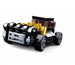 Sluban Power M38-B0801C Natahovací auto Černý Mod Rod / LEGO - kompatibilní / Počet figurek|dílků: 0|51 / od 6 let