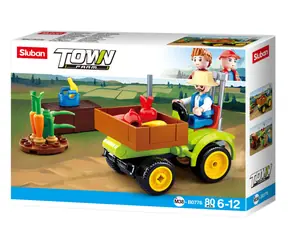 Sluban Town Farma M38-B0776 Traktůrek na ovoce / LEGO - kompatibilní / Počet figurek|dílků: 1|80 / od 6 let