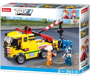 Sluban Town M38-B0877 Odtahovka s motorkou / LEGO - kompatibilní / Počet figurek|dílků: 2|205 / od 6 let