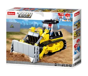 Sluban Town Stavitelé M38-B0802 Buldozer / LEGO - kompatibilní / Počet figurek|dílků: 1|231 / od 8 let